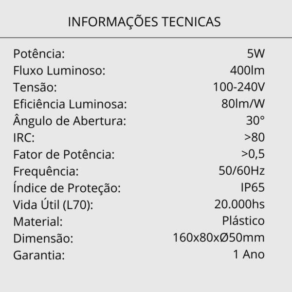 Kit com 10 Espeto Led Jardim 5W Bivolt Verde BR2025 LEDSBR - Image 5