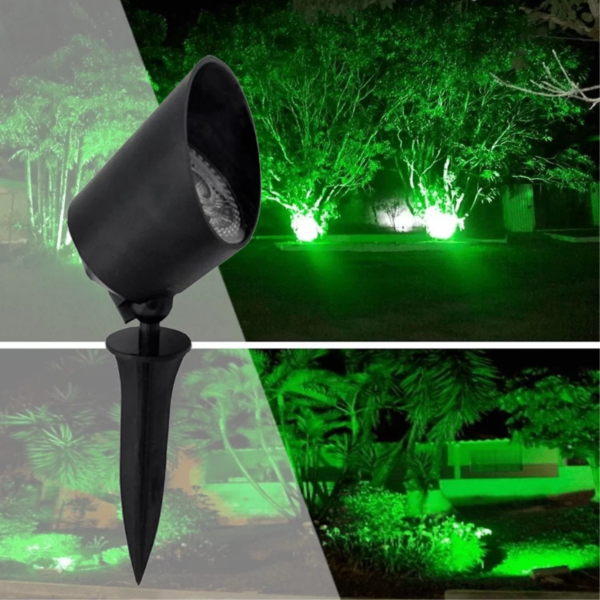Kit com 10 Espeto Led Jardim 5W Bivolt Verde BR2025 LEDSBR - Image 4