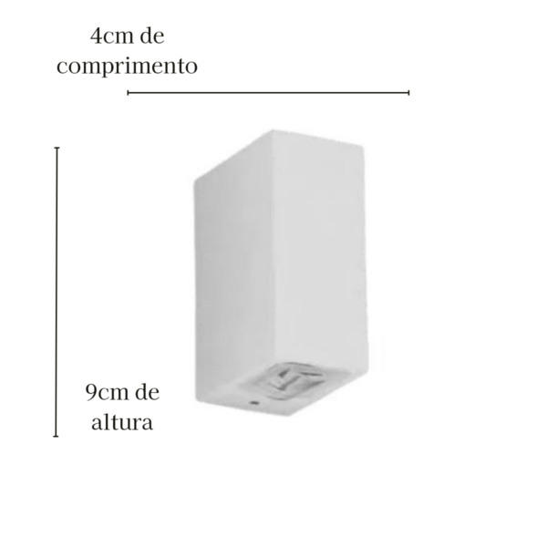 Arandela Led Hiro Com Lente - Branco 3W 3000K - Image 2