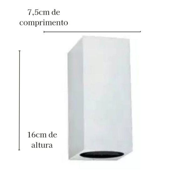 Arandela  Orion 1 Lâmpada - Branco Mr16 Gu10 - Image 2