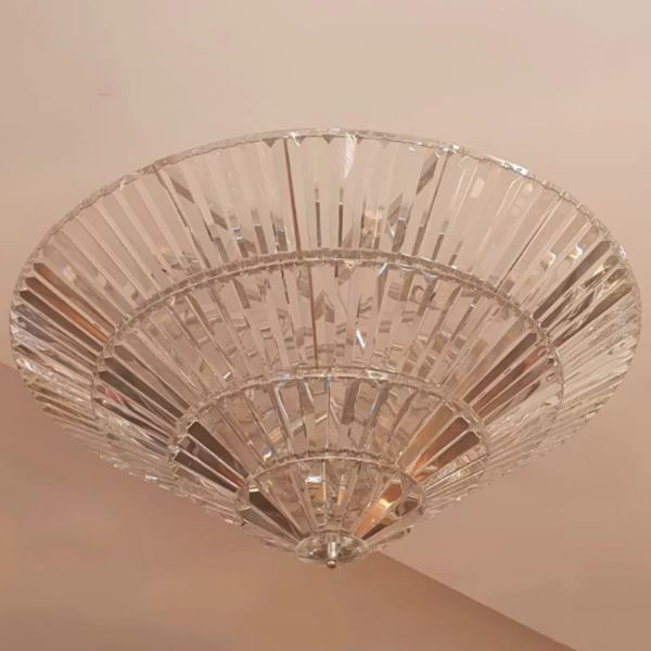 Lustre Cromado de Cristal  22L G9