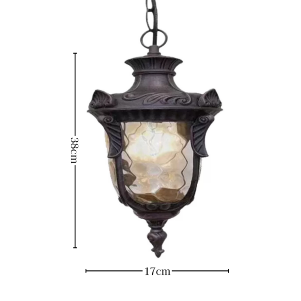 Pendente Efeso Colonial Vintage Marrom 1L E27 - Image 2