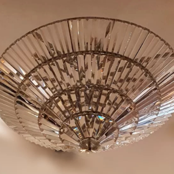 Lustre Cromado de Cristal  22L G9 - Image 2