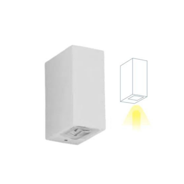 Arandela Led Hiro Com Lente - Branco 3W 3000K