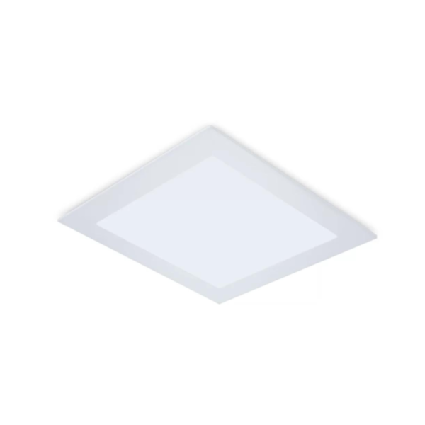 Plafon Led De Embutir Branco - Br Quente - 18W Bivolt