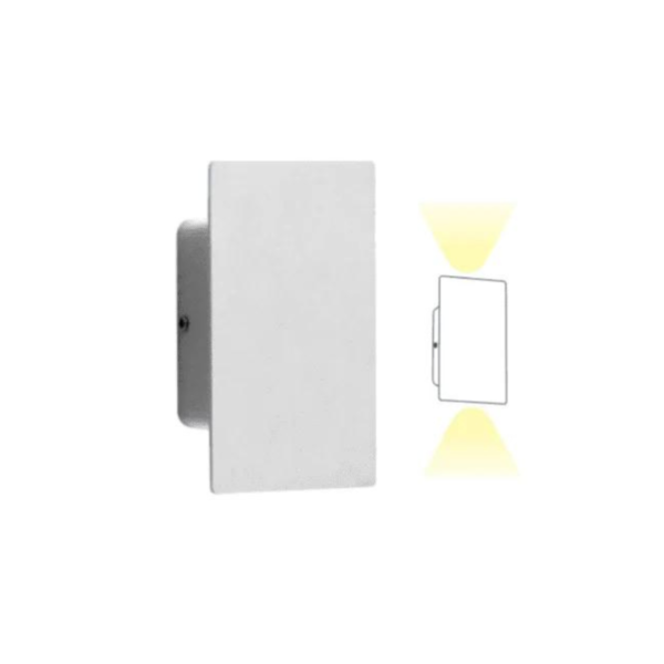 Arandela Led Zaimo Facho Duplo - Branco 2W 3000K