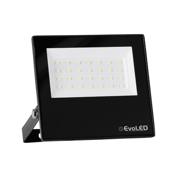 PROJETOR LED PRETO - BR QUENTE - 20W BIVOLT