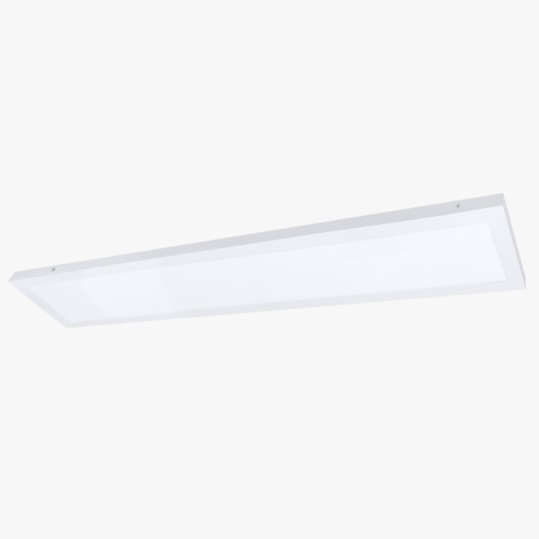 PLAFON LED SOBREPOR RETANGULAR BRANCO - BR QUENTE - 36W BIVOLT