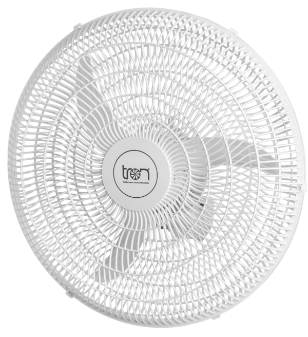 Tron  - Ventilador de Parede 60cm 140w Grade Plástica Branco