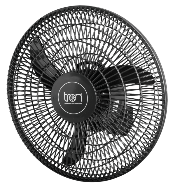 Tron  - Ventilador de Parede 50cm 140w Grade Plástica Preto
