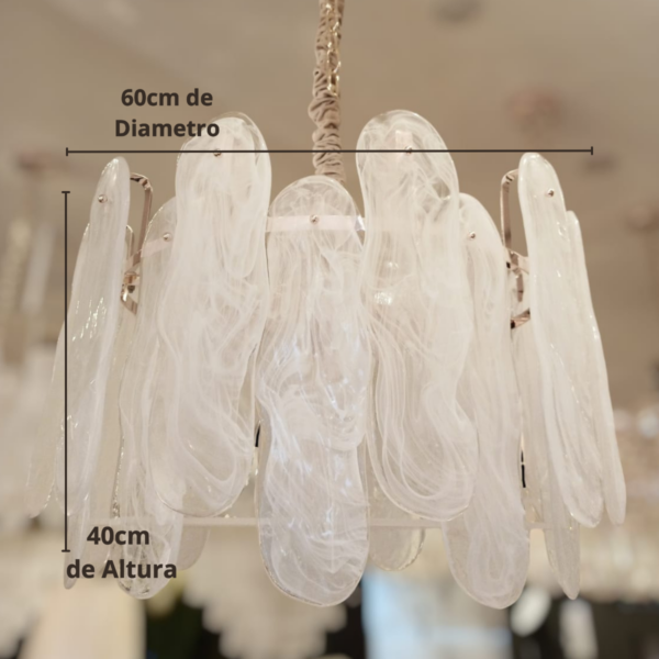 Lustre De Cristal Bled Gold 8L 60Cm - Image 2