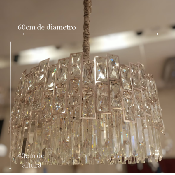 Lustre De Cristal Perast Gold 10L E14 D60Cm - Image 2