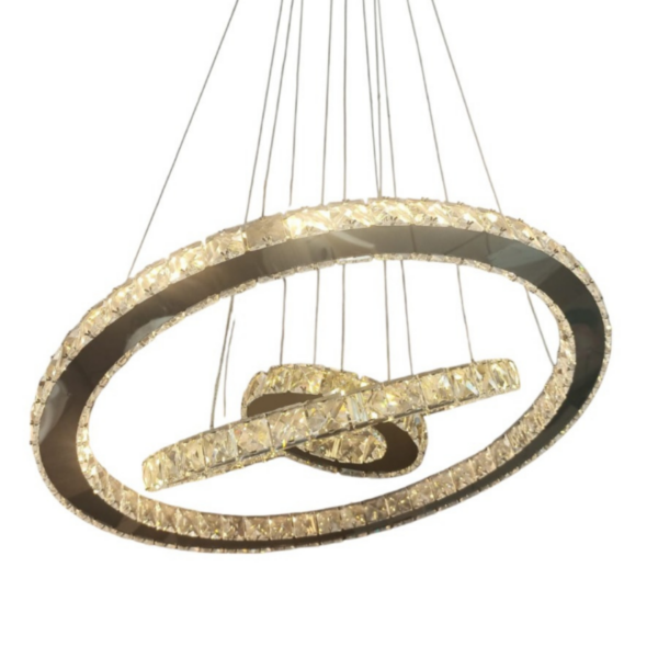Lustre Cristal de Tres Alianca – 3000K – 45W