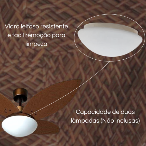 Ventilador de Teto Capadócia Tabaco - 220v - Tron - Image 2
