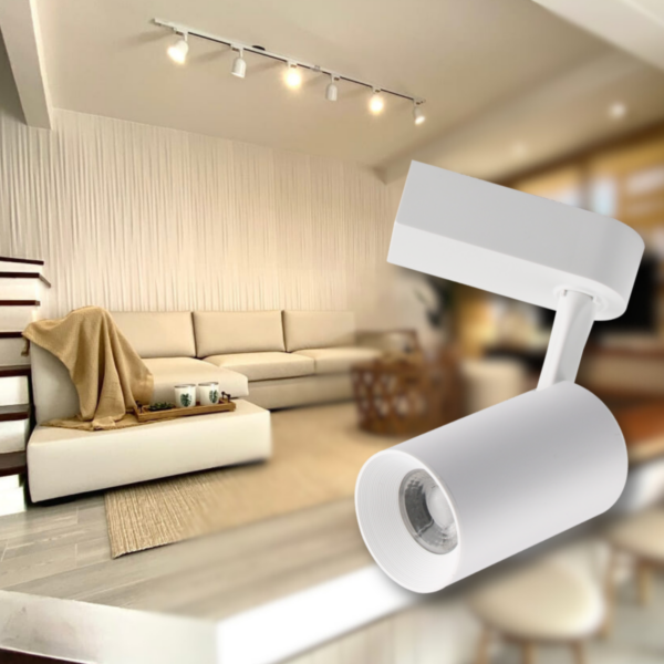 KIT 10 Spot de Led 5W Br quente Para Trilho Eletrificado Branco BR2037 LEDSBR - Image 2