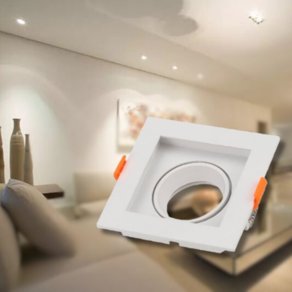 Kit 10 Spot Recuado Branco Embutir Dicroica BR2029 LEDSBR - Image 2