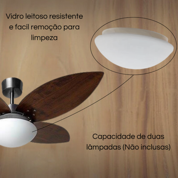 Ventilador de Teto Capadócia Imbuia - 127v - Tron - Image 3