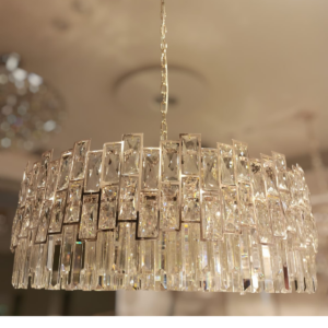 Lustre De Cristal Perast Gold 14L E14 D80Cm