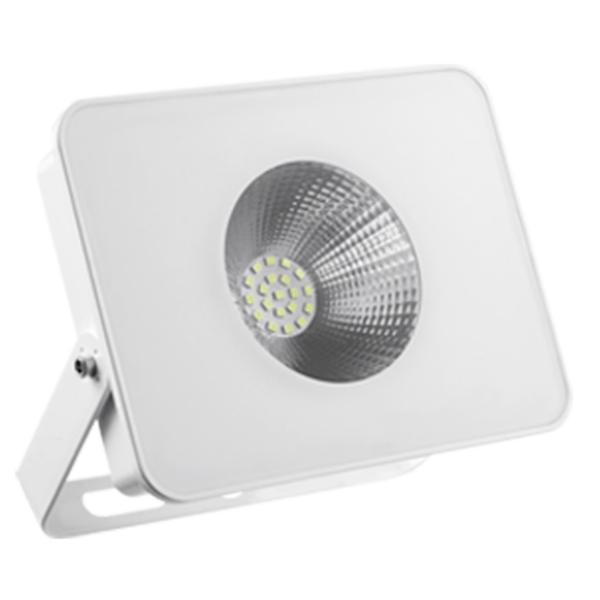 Kit C/3 Refletores Led 10W 60º Branco Foco - Br. Frio Bivolt 5700K