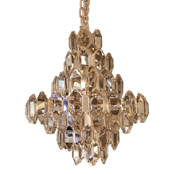 Lustre De Cristal Davos Rose 6L E14 D45Cm