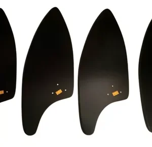 Jogo Com 4 Pás Pretas P/ Ventilador De Teto Tron Azzam